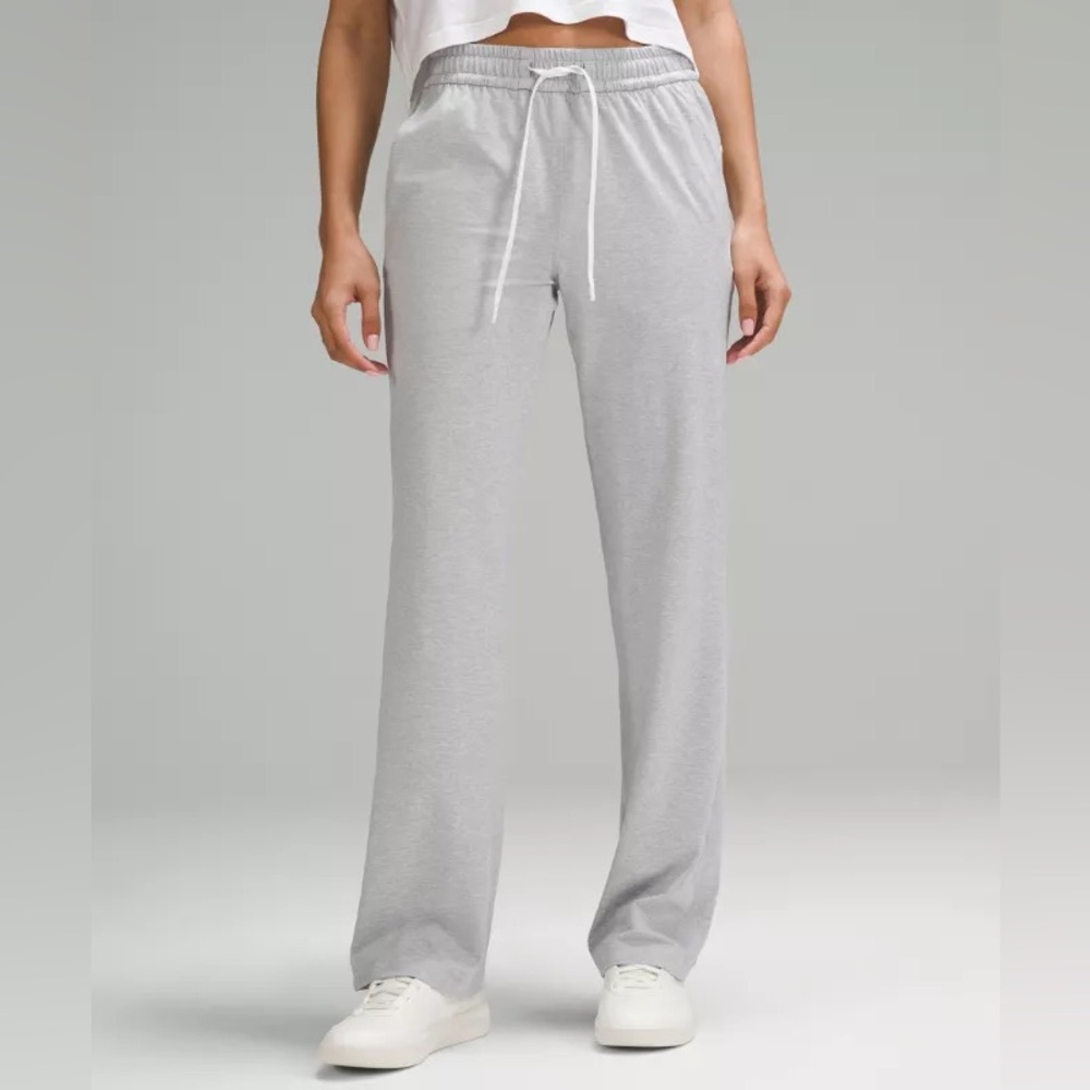 lululemon Soft Jersey Straight Leg MR Pants